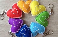 Брелок из фетра