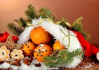 Новогодний мандарин